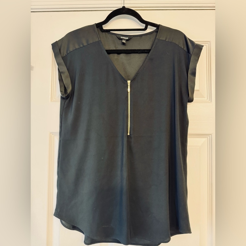 Express Elegant Black Blouse